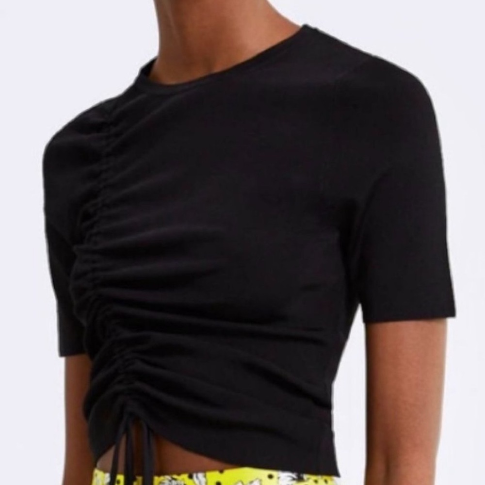 Zara Cinched Drawstring Top - Picture 10 of 10